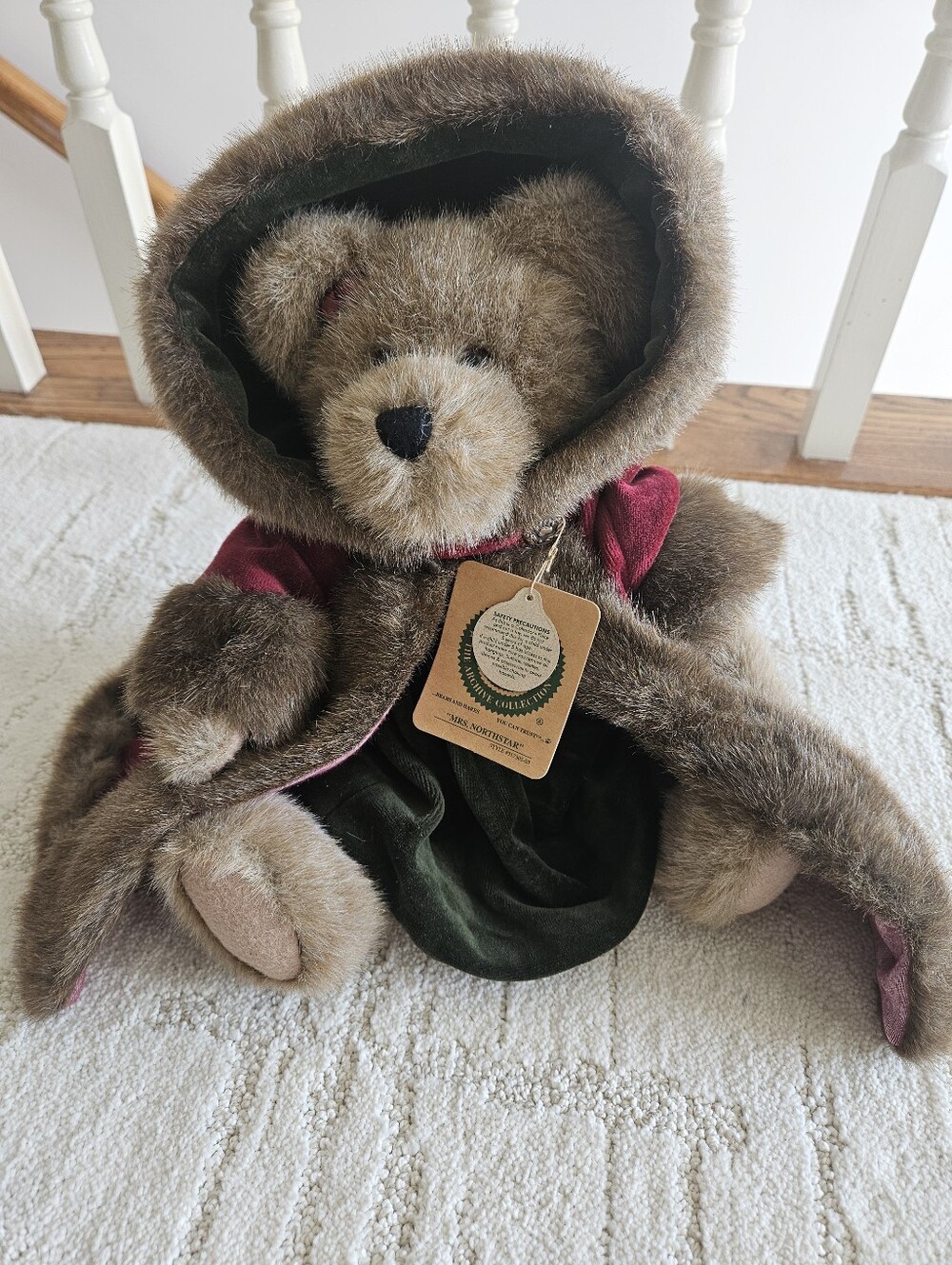 Vintage 1990's Boyds Bear Mrs. Northstar With Original Tags